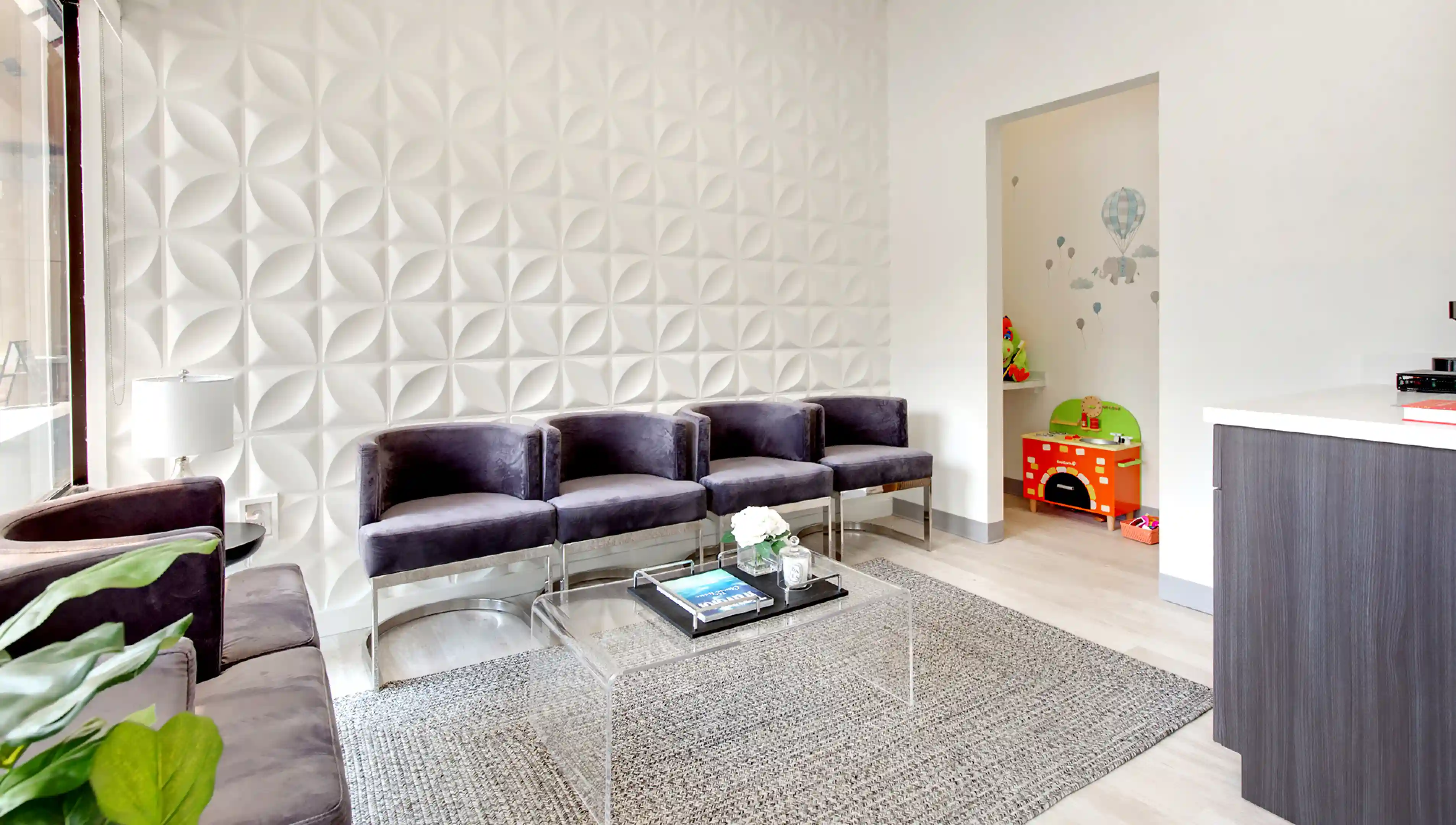 Blooming Dental office waiting area
